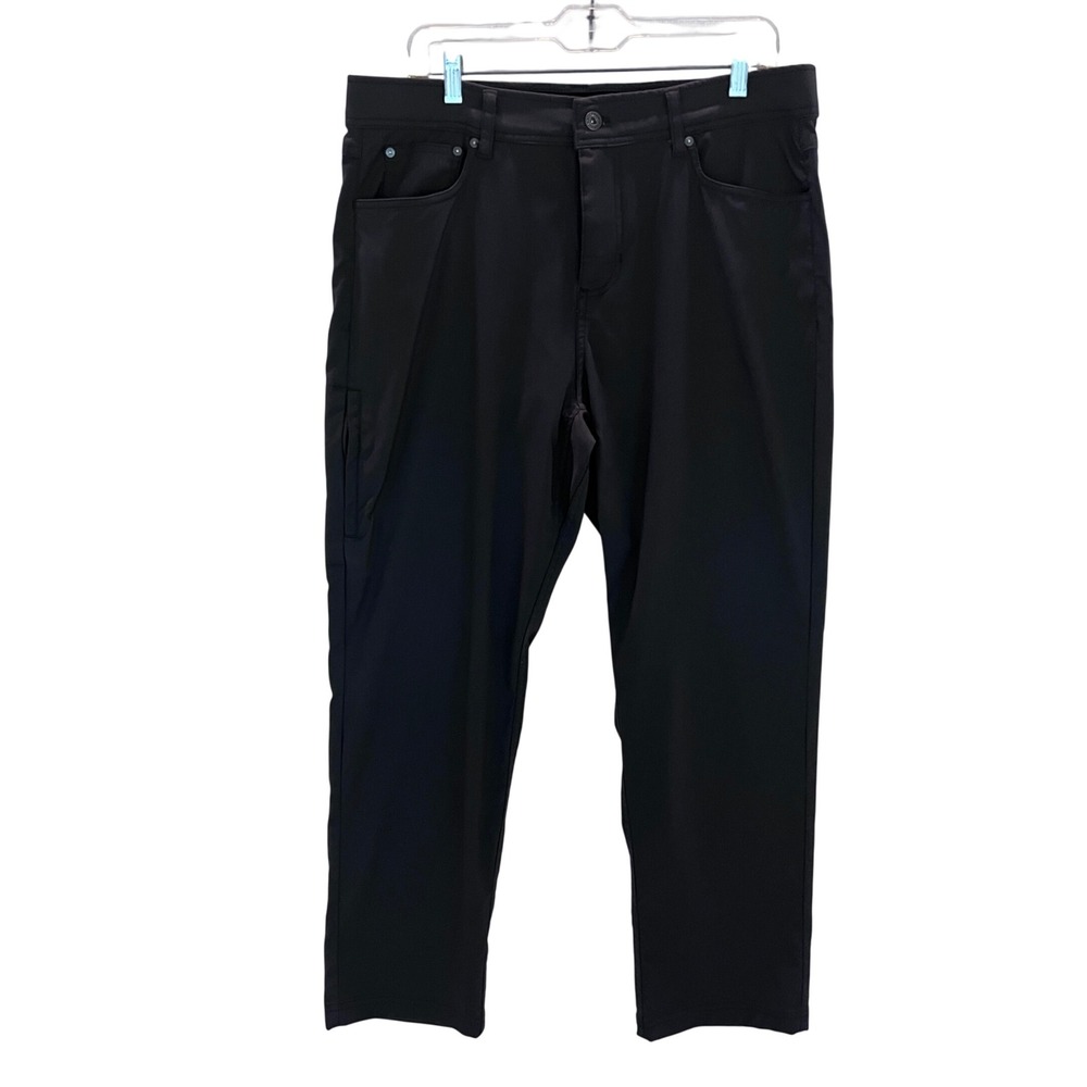 Gerry Mens Black Performance Hiking Pants 34x30 Nylon Spandex Outdoor Gorpcore
